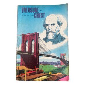 Treasure Chest Comic Vol 23 #9 Dec 28 1967 10¢ Brooklyn Bridge Artwork Issue